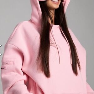 Women's Pink Hoodie Sweatshirt